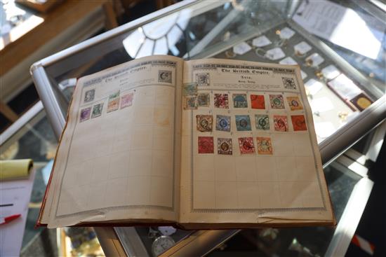 The Empire Postage Stamp Album and a quantity of First Day Covers